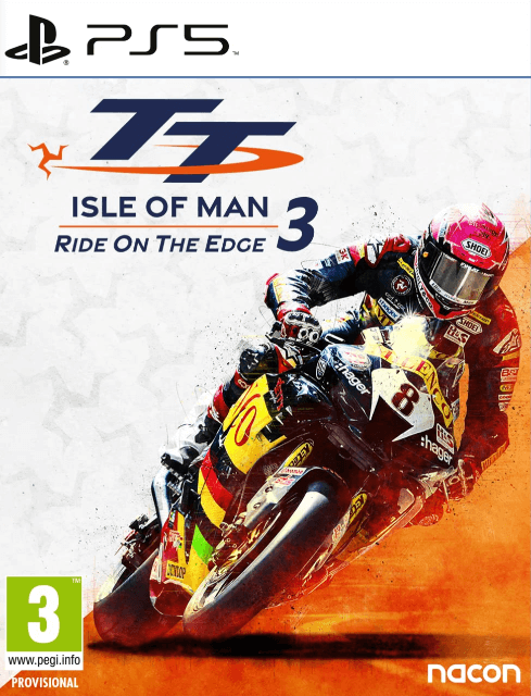 TT Isle of Man: Ride on the Edge 3 box art for Playstation 5